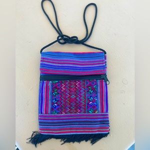 NWOT Handmade Crossover Satchel- Guatemala